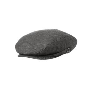 Janie and Jack Gray Plaid Flat Cap